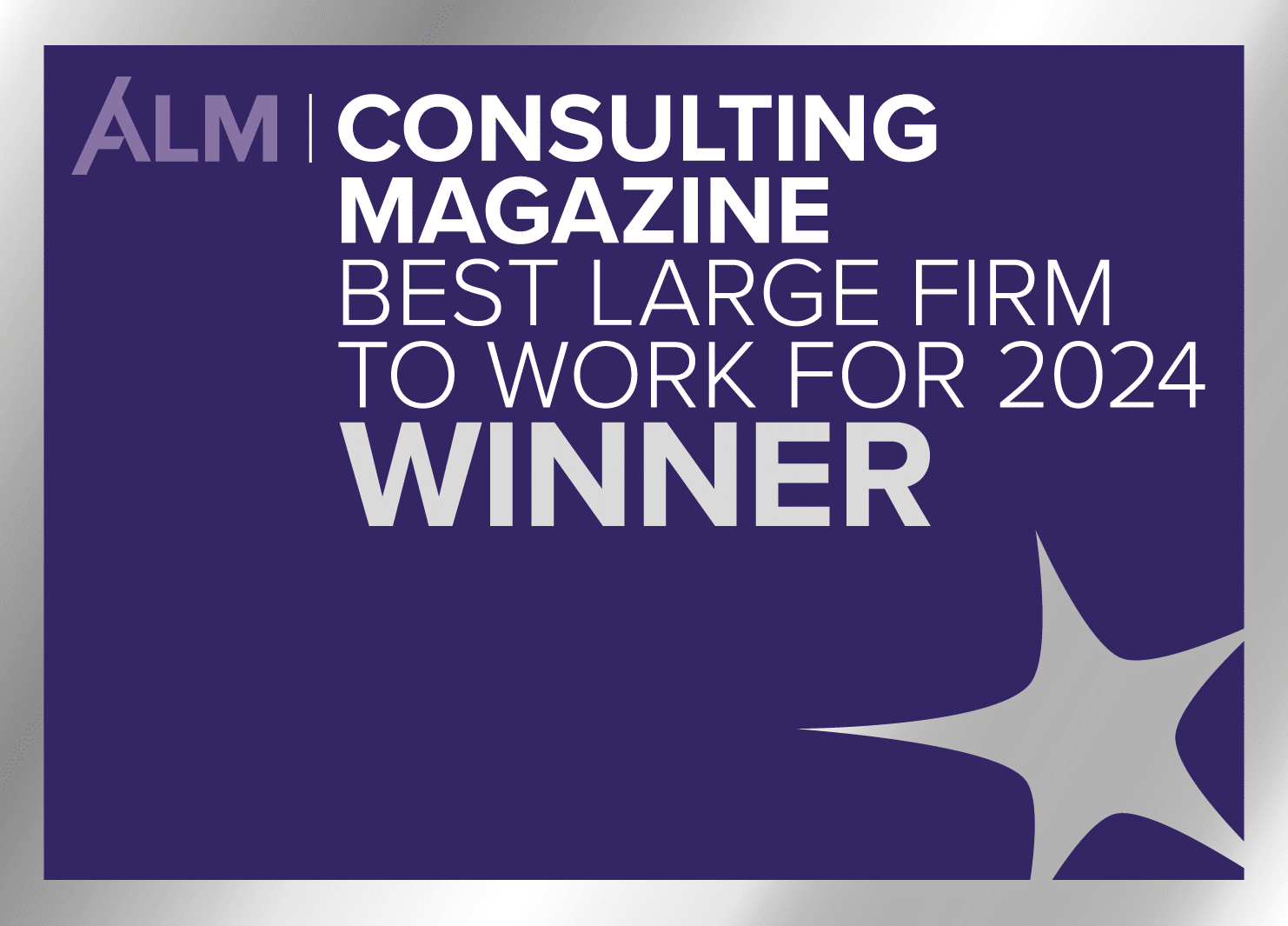 CONSULTING BEST LARGE FIRM WINNER LOGO 2024